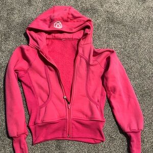 Hooded zip up sweatshirt
